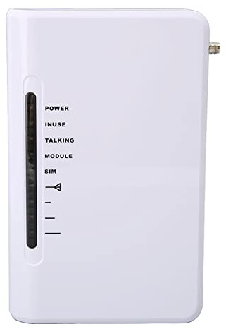 Phefop 4G GSM Fixed Wireless Terminal, Desktop VoIP GSM Gateway with SIM Card Slot, RJ11 Port for Analog Telephone, Fare Register, Office, Shop, Support Caller ID & Auto IP (UK Plug)