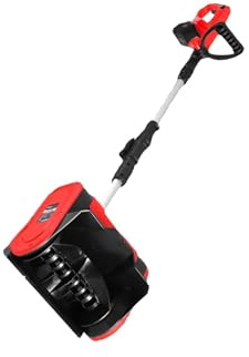QUXVUIS Outil de déneigement électrique sans fil, souffleuse à neige, outil rechargeable pour terrasses et trottoirs, pelle à neige sans fil pour trottoirs