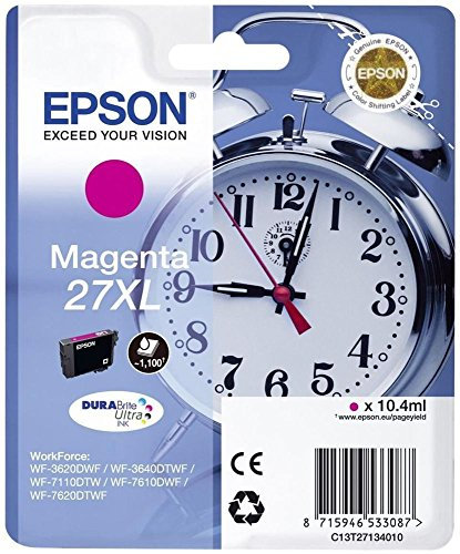 Epson C13T27134022 - SGLPMGNTA DURABRITULTRAINK27XL - Singlepack Magenta 27XL DURABrite Ultra Ink