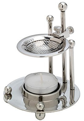 Quemador de Incienso Ajustable NKlaus Soporte de Incienso económico para Recipiente de Incienso y Hierbas de Incienso con luz de té 7571