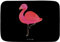 Mr. & Mrs. Panda Badvorleger Flamingo Classic - Geschenk, Duschvorleger, Badezimmerteppich, Freundinnen, rosa, Außenseiter, prächtig, Badematte,