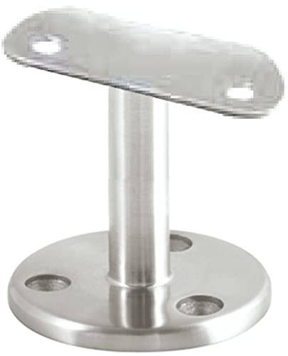 Edelstahl Handlaufträger, Handlaufhalter für Brüstungsmontage, Brüstung, Konsole, Reeling, V2A, für Ø 42,4 mm Handlauf