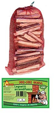 Anzünder aus 100% Fichte, 3,2 kg, Anzünder für Kaminofen – Brennholz – Anzünder aus reiner Tanne für Kaminofen Kaminofen Kaminofen BBQ