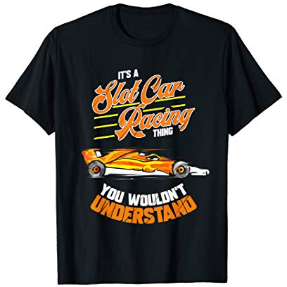 Slotcar Modellautos Slotcarrennen T-Shirt