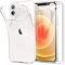 SMYTU Coque Compatible avec iPhone 12 et 2 Verre trempé écran Protecteur, Souple TPU Housse Étui pour Iphone 12 avec Iphone 12 Pro 6.1 -Trasparente
