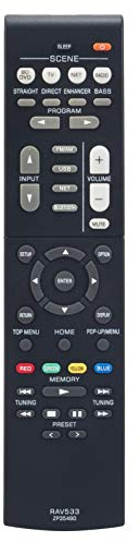 RAV533 Ersatz Fernbedienung - VINABTY ZP35490 Fernbedienung für Yamaha RAV533 ZP35490 AV Receiver Remote Controller