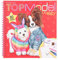 Depesche 11503 TOPModel - Create your Doggy Malbuch, tierischer Malspaß für Kinder mit 40 Hunde-Motiven und 3 Sticker-Bogen zum Verzieren, ca. 22 x 21 x 1,5 cm