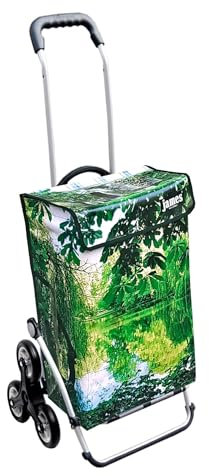 James® Einkaufstrolley „Goblin“, 100 Designs, 6 Fahrgestell-Varianten, Gewebeplane, moderner Shopping Lifestyle, bunter Einkaufswagen, Cooler Hackenporsche, original Made in Vienna