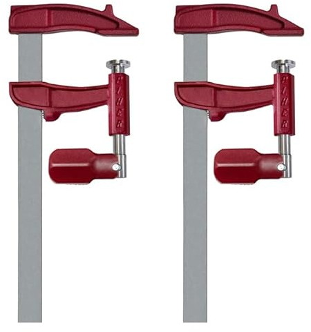 Piher Schraubzwinge Maxipress M | 2er Set | 1000kg Spannkraft | (12 cm)