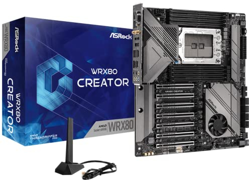 Asrock WRX 80 CREATOR AMD WRX80 Emplacement sWRX8 ATX étendu