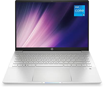 Laptop HP Pavilion Plus 14-eh0000sf 14 2.8K (Intel Core i5-12500H, 16GB RAM, 512GB SSD, Windows 11 Home en modo S) Plata natural