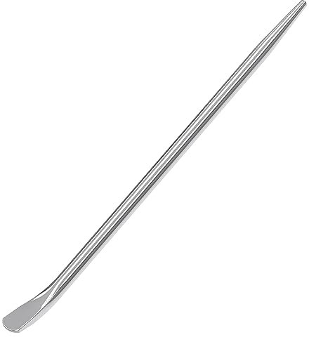 FOCMKEAS 24(600mm）Aligning Pry Bar Round Crowbar Sleever Bar with Round Section for Prying and Alignment, CR-V