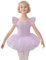 HIPPOSEUS Ragazza Vestito da Balletto Tutu Body Danza Bambina Classica Balletto Abito Manica Corta,Y-04WDM-Viola, 8 anni