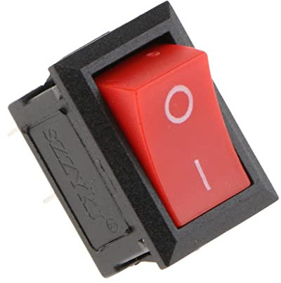 Jojomis Lot de 12 mini interrupteurs à bascule bipolaire SPST à 2 broches pour moto