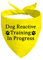 JXGZSO 1 Stück Hundehalstuch, reaktives Training im Fortschritt/Hund, reaktives Hundehalstuch, Geschenk (Zug in Progress D)