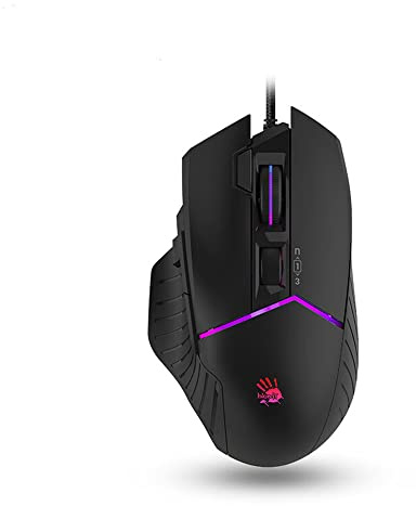 Souris de jeu filaire W95Max,Souris d'ordinateur portable à programmation macro, 100 à 12000 CPI ajustable, lumière RGB