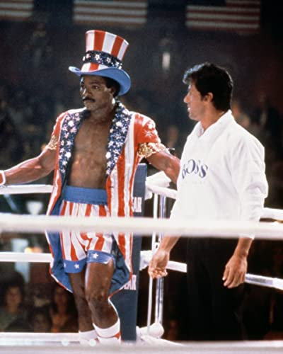 Rocky IV (1985) Carl Weathers, Sylvester Stallone Foto 25,4 x 20,3 cm
