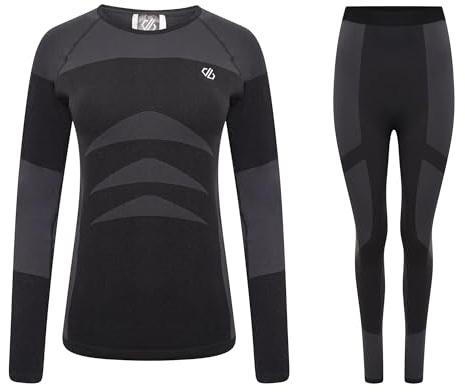 Dare 2b Women's in The Zone B/L Ii Set Base Layer, schwarz/schwarz, 32