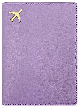 MayDONG Custodia per passaporto con coppia di amanti alla durevole, in poliuretano, per viaggiatori, porta carte di credito