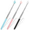 3Pcs Teacher Lehrer-Zeigerfinger, Teleskop-Zeigerstab, Handzeiger mit Lanyards, ausziehbarer Zeiger, Lehrerzeiger für Klassenzimmer, Grundschullehrer, Klassenzimmerbedarf (Schwarz, Rosa, Blau)