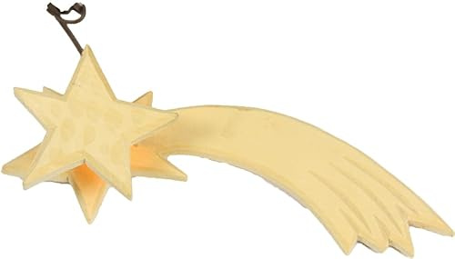 FADEDA Komet beleuchtet, LED/Höhe:16 cm/handbemalt/detailgetreue Krippen Figuren - Weihnachten Tisch Dekoration Krippe Zubehör