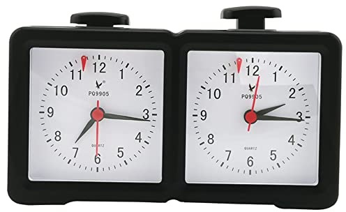 temporizador de juego para juego de mesa,YIWENG Reloj de ajedrez Cuarzo Reloj analógico electrónico de ajedrez Temporizador de cuenta regresiva Temporizador de juego Temporizador de cuenta regresiva I