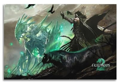 Game Guild Wars 2 Poster, dekoratives Gemälde, Leinwand, Wandposter und Kunstdruck, modernes Familienschlafzimmer-Dekor-Poster, 20 x 30 cm