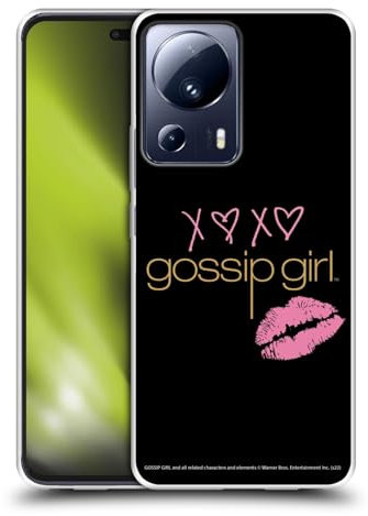 Head Case Designs Offizielle Gossip Girl XOXO Graphics Soft Gel Handyhülle Hülle kompatibel mit Xiaomi 13 Lite 5G