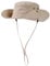 Waterproof Sun Hat Men UPF 50 Wide Brim Ladies Sun Hats Foldable with Ponytail Hole Summer Safari Hat for Fishing Beach Small Head Beige M