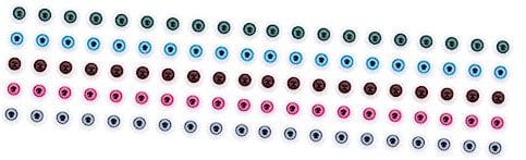 SHINEOFI 100 Pcs Doll Green for Eyes Realistic Zombie Fake Balls Doll DIY Animal Toy Blue for Eyes Hollow Doll Eyes Horror Acrylic