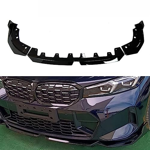 TaoZong Auto Frontspoiler für BMW 3 Series G20 G28 Lci 2023+,Frontstoßstange Lippe Car Styling Karosserie-Anbauteile