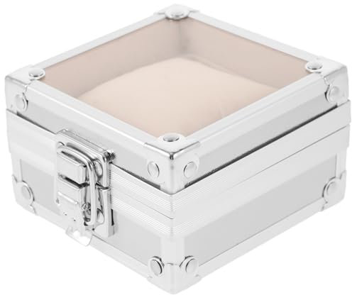 OFFSCH Tragbare Uhrenbox Uhrenvitrine Uhrenaufbewahrungskoffer Organizer Uhrenbox Reiseetui Uhrenhalter Für Unterwegs