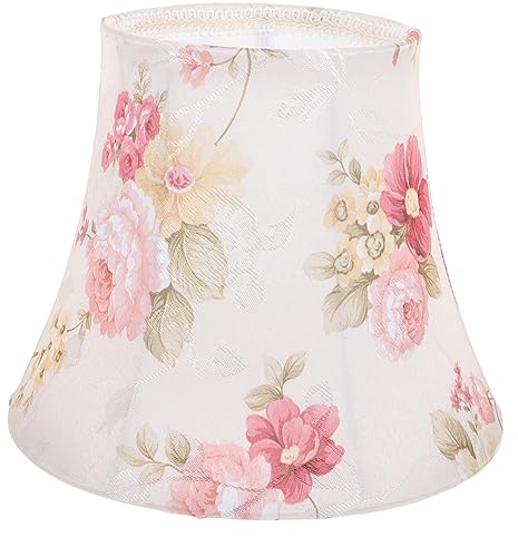 CANIGHT Ersatz-lampenschirme Für Tischlampen Aus Stoff Dekorativer Schirm Cartoon-blume 20 Cm Durchmesser