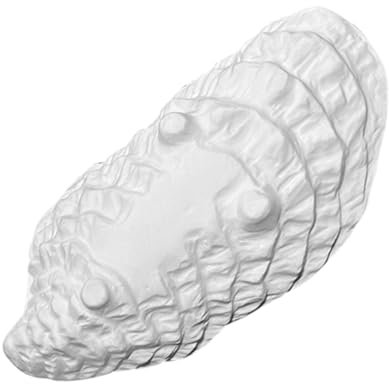 IMIKEYA Assiette Huîtres Céramique Blanche Créative Plateau De Service Polyvalent Pour Fruits De Mer Et Desserts Vaisselle Pour Cuisine Et Restaurant