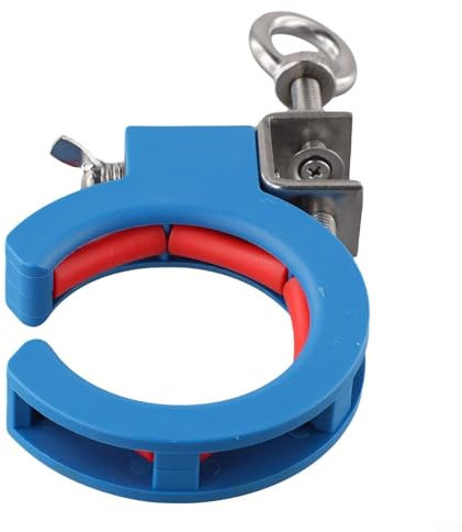 YUANGANG Kabel-Draht-Einfädelwerkzeug, Brückenrolle, Kabelrinnen-Rolle, Kabeleinfädelrolle, Edelstahl, Nylon, verstellbarer Winkel, großes Loch für Kabelprojekte (blau)