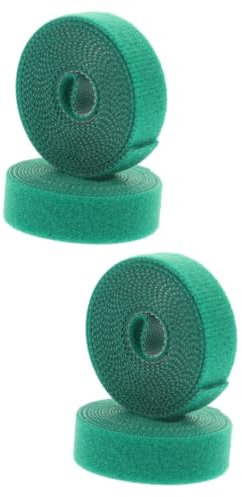 Supvox 2 Sätze Pflanzen Garten Klebeband Pflanzenständer Einsatz Kabelbinder Wiederverwendbar Draht Pflanzenschnur Zweiseitiges Klebeband Gras Käfige Befestigung Green Nylon 2 Stück * 2