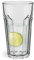 Glasset Juego de 6 vasos de bebida XXL, 700 ml, diseño americano de surcos, vasos de cóctel Highball, juego de vasos de agua XXL, 100 % reciclables, aptos para lavavajillas, transparentes