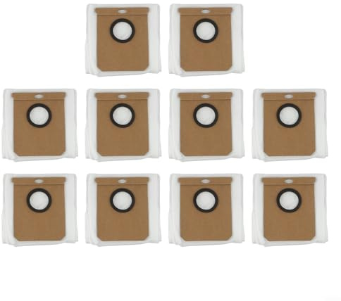 Staubsaugerbeutel für Cecotec für Conga 7490 Home Robot Vacuum Easy Replacement Parts (10 Stück)