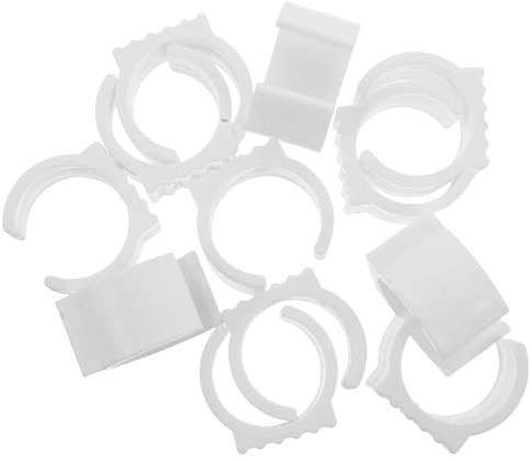PAMINGONO 20 Stück U-förmige Kunststoff Fußpads für Hängemattengestelle und Stuhlbeine rutschfest und Einfach zu Montieren Geeignet für Rohre mit 38-42mm Durchmesser Bodenschutz