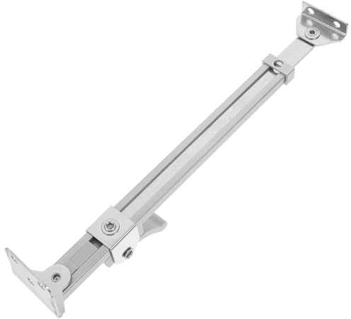 FOMIYES Limiteur Fenêtre Télescopique en Aluminium Charnière Dissimulée pour Fenêtres PVC à Battant Usage Résidentiel Argenté