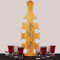 Personalised Engraved Event Paddle with 8 Engraved Shot Glasses Wedding Birthday Gift