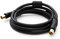 Premium X PremiumX Cable de antena TV Basic-LINE 2m Cable de conexión IEC cable coaxial con filtro de corriente de vaina HDTV 4K negro
