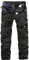 Hommes Pantalon Cargo Pantalon de Travail Style Militaire, Casual Pantalon Multi Poche Cargo Sports De Combat Pantalons en Coton pour Home, Noir, 44 (Tag size 34)