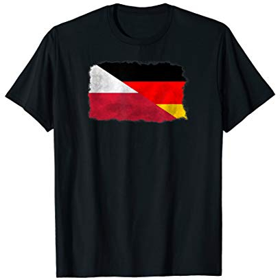 Polen und Deutschland Flagge T-Shirt T-Shirt