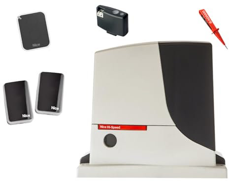 Nice ROBUS 500HS KIT Schiebetorantrieb 500kg + 1x Handsender ON2E + Lichtschranken EPMB EADAMS Set 4in1 HI-SPEED