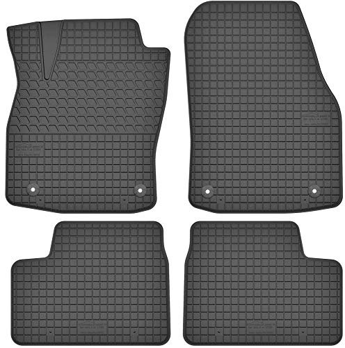 Fußmatten Vorne und Hinten 4er Set für Opel Astra H 2004-2012 3 Gummi Gumimatten