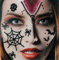 Brandsseller Gesichts-Tattoo Blut - Aufkleber Set Klebetattoos Temporäre Tattoos Halloween/Karneval Rot