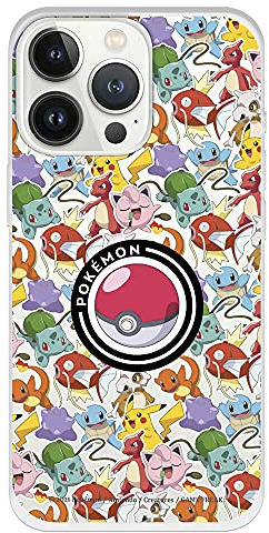 The House of LAS CARCASAS Offizielle Disney iPhone 13 Pro Hülle Pokéball – Pokémon Motiv Wähle das Design, das dir am besten gefällt, für Dein iPhone 13 Pro