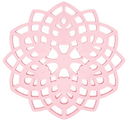 Sottopentola, sottopentola da cucina, sottopentola da cucina, per pentole da tavolo, da banco, teiera, sottopentola, sottopentola, isolante termico vuoto, tazza, ciotola, presina, rosa
