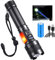 ASORT LED Taschenlampe，Extrem Hell 5000 lumen Klein Taschenlampen,USB Aufladbar Zoombares mit 5 Lichtmodi IP67 Wasserdichte für Camping,Wandern, Angeln, Outdoor (Beta HI)